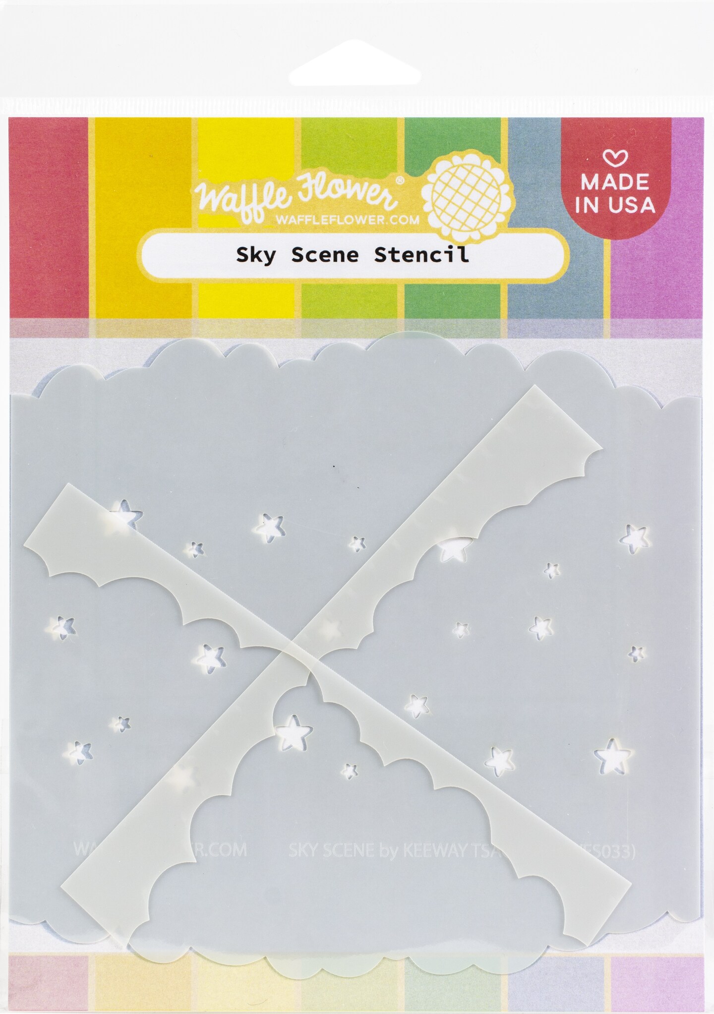 Waffle flower crafts keeway s sky scene safety michaels