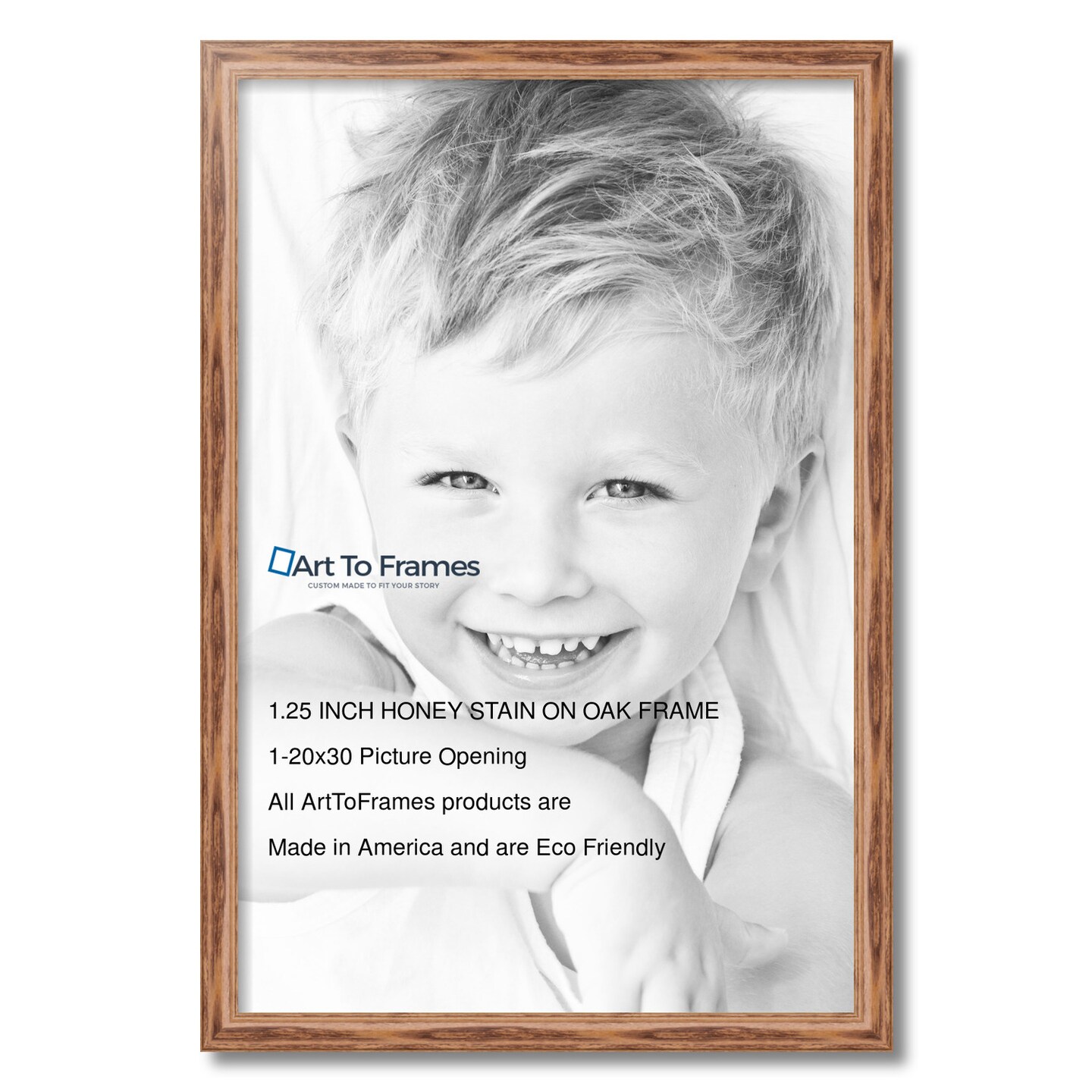 ArtToFrames 20x30 Inch Picture Frame, This 1.25 Inch Custom Wood Poster Frame is Available in Multiple Colors, Great for Your Art or Photos - Comes with 060 Plexi Glass and Corrugated Backing (A8PC)