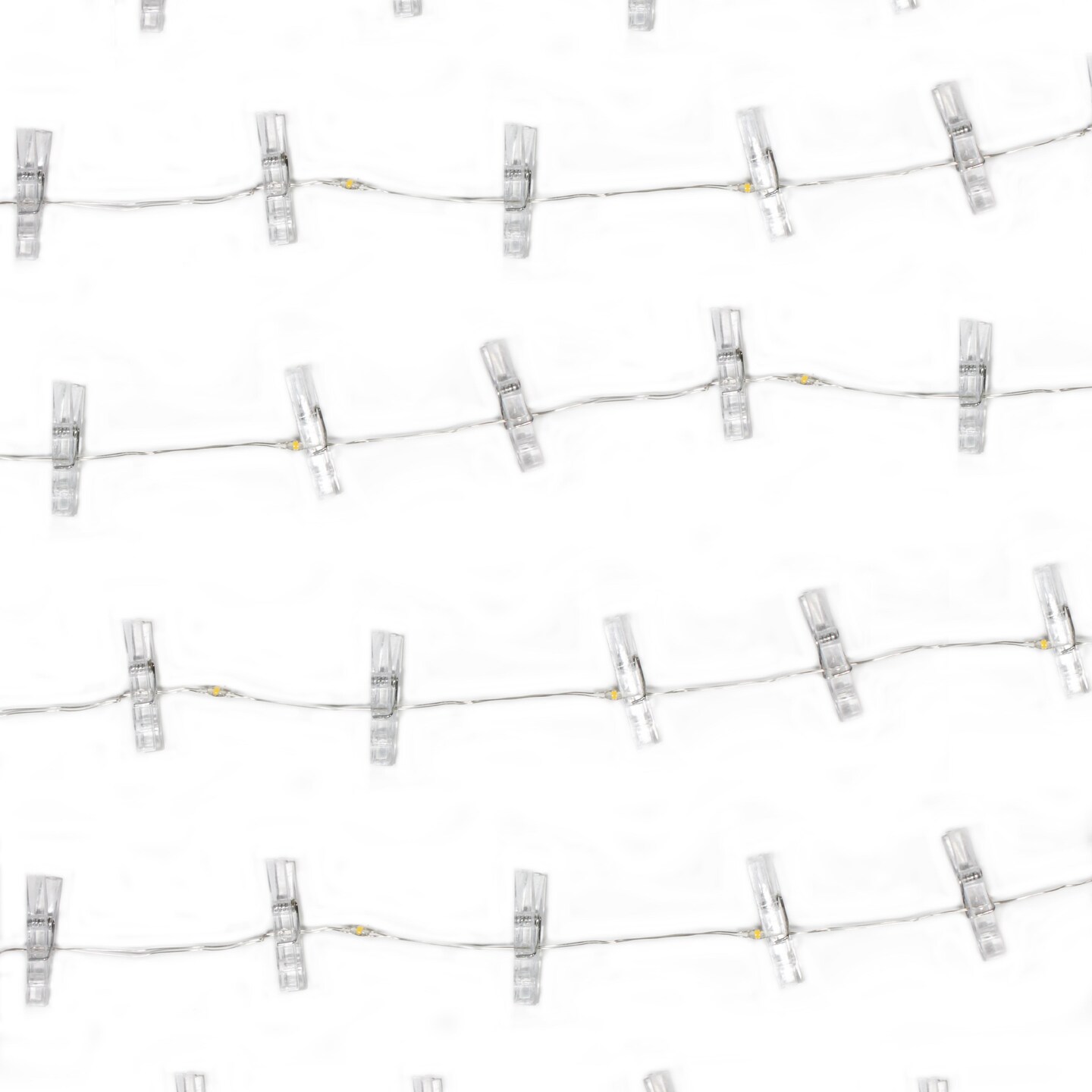 Perfect Holiday Photo Clip Silver Copper String Light - 15 LED