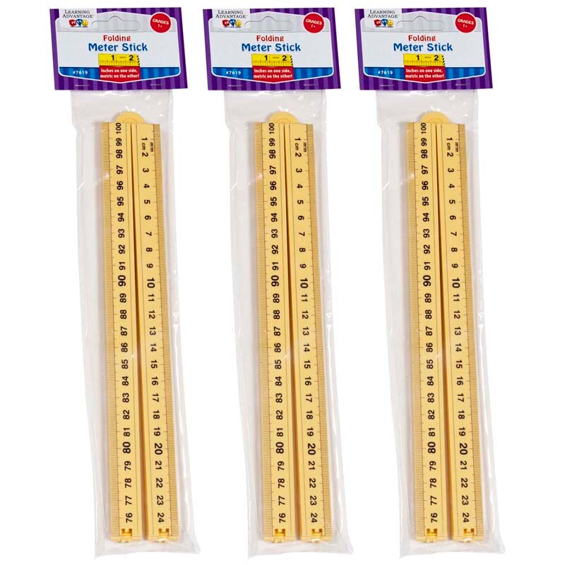 Folding Meter Stick, Pack of 3 Accessories Michaels
