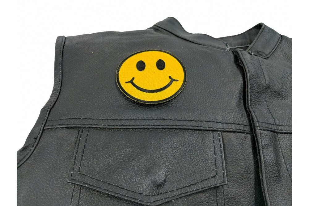 3pcs Round Expression Smiley Face Patch Clothes Iron on