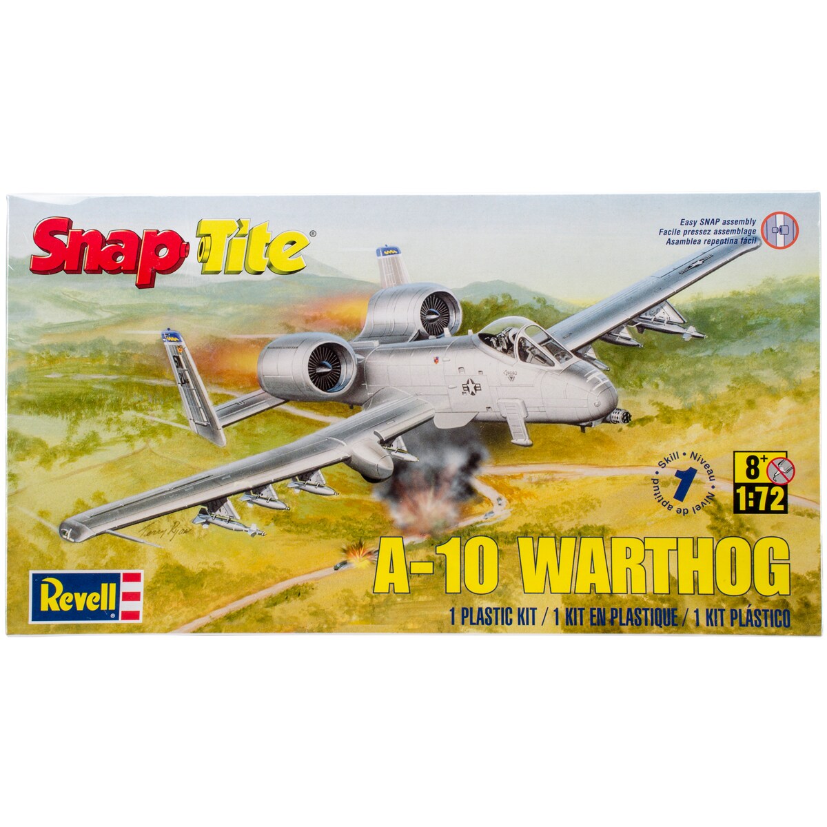 Revell Snap Tite Plastic Model KitA10 Warthog Desktop 172 Model