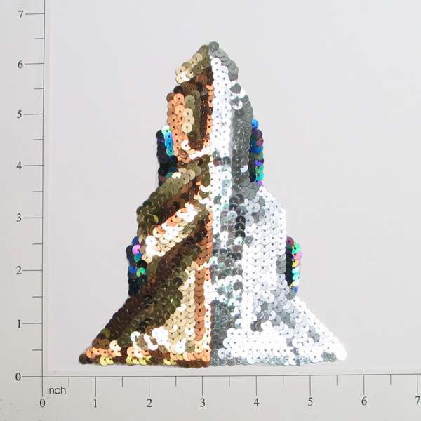 6&#x22; x 5&#x22; Southwest Sequin Applique/Patch - SM413-18-1-27-6