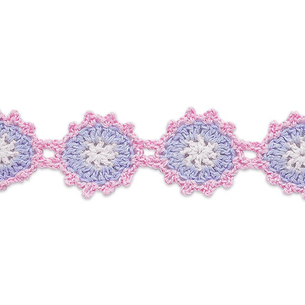 5 yards of Crochet Flower Trim