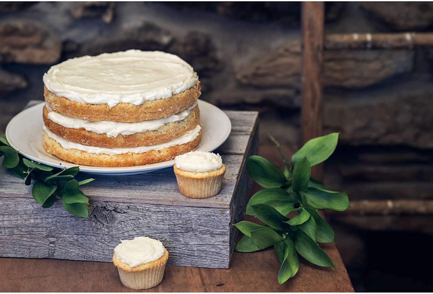 Rustic Farmhouse Decorative 15 in. x 15 in. Solid Reclaimed Wooden Display Riser/Stand