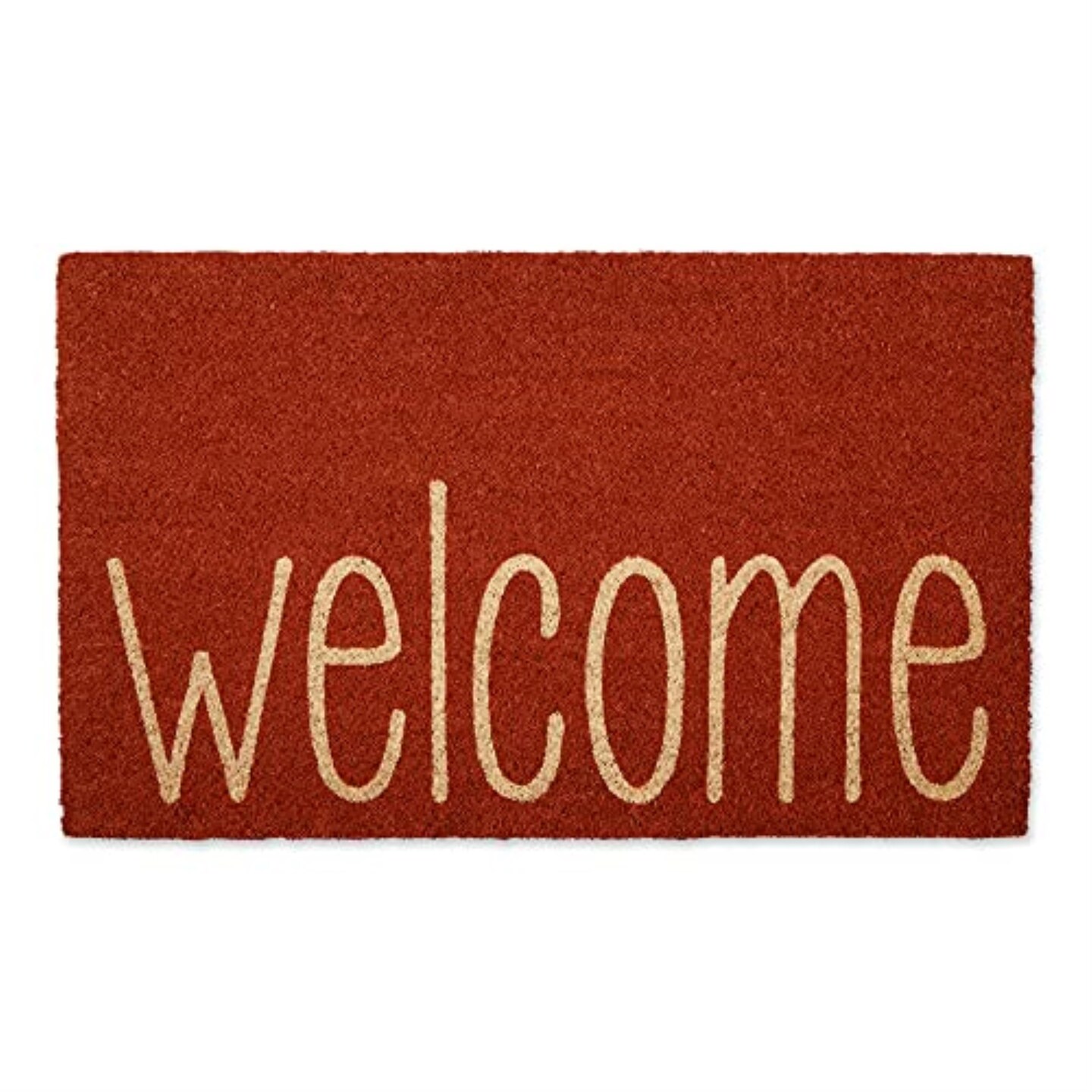 DII Rusty Orange Welcome Doormat