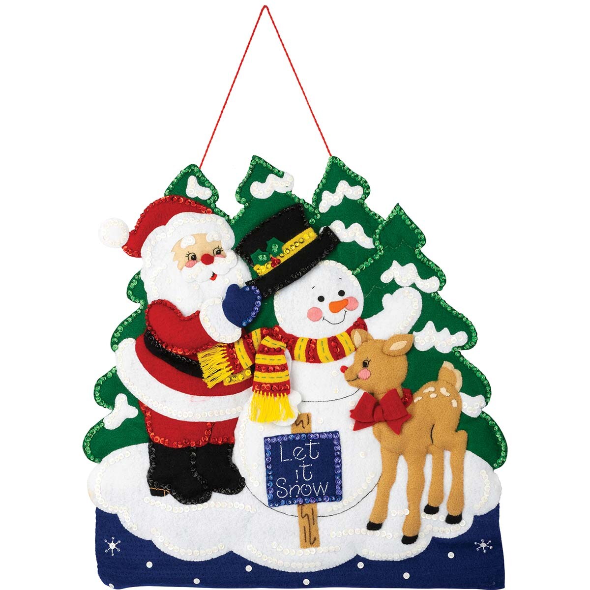 Bucilla The Christmas Squad Felt Kit Felting Michaels