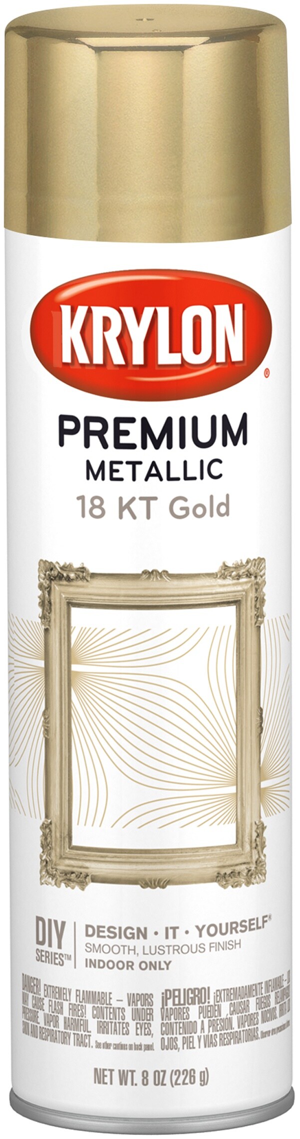 Premium Metallic Spray Paint 8oz18 Karat Gold Spray Paints Michaels