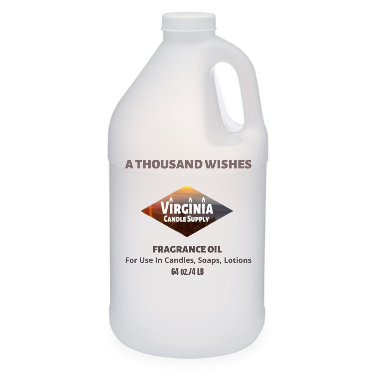 A Thousand Wishes Type Fragrance Oil (Our Version of The Brand Name) (64 oz. Jug) for Candle Making, Soap Making, Tart Making, Room Sprays, Lotions, Car Fresheners, Slime, Bath Bombs, Warmers
