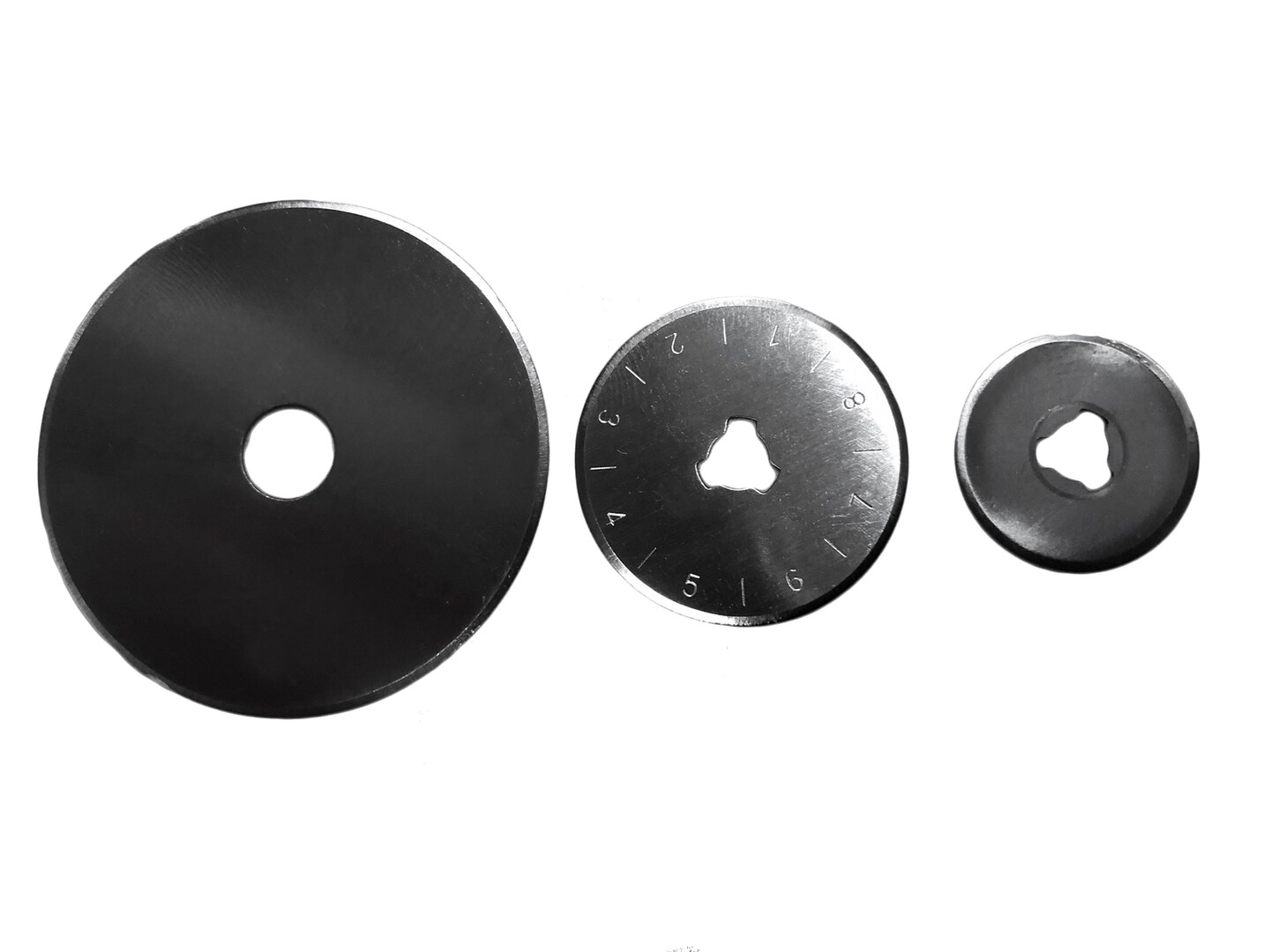 3-pack Rotary Blades Re-fill Set One of each. 20mm, 28mm and 45mm High Quality Steel Easy to install