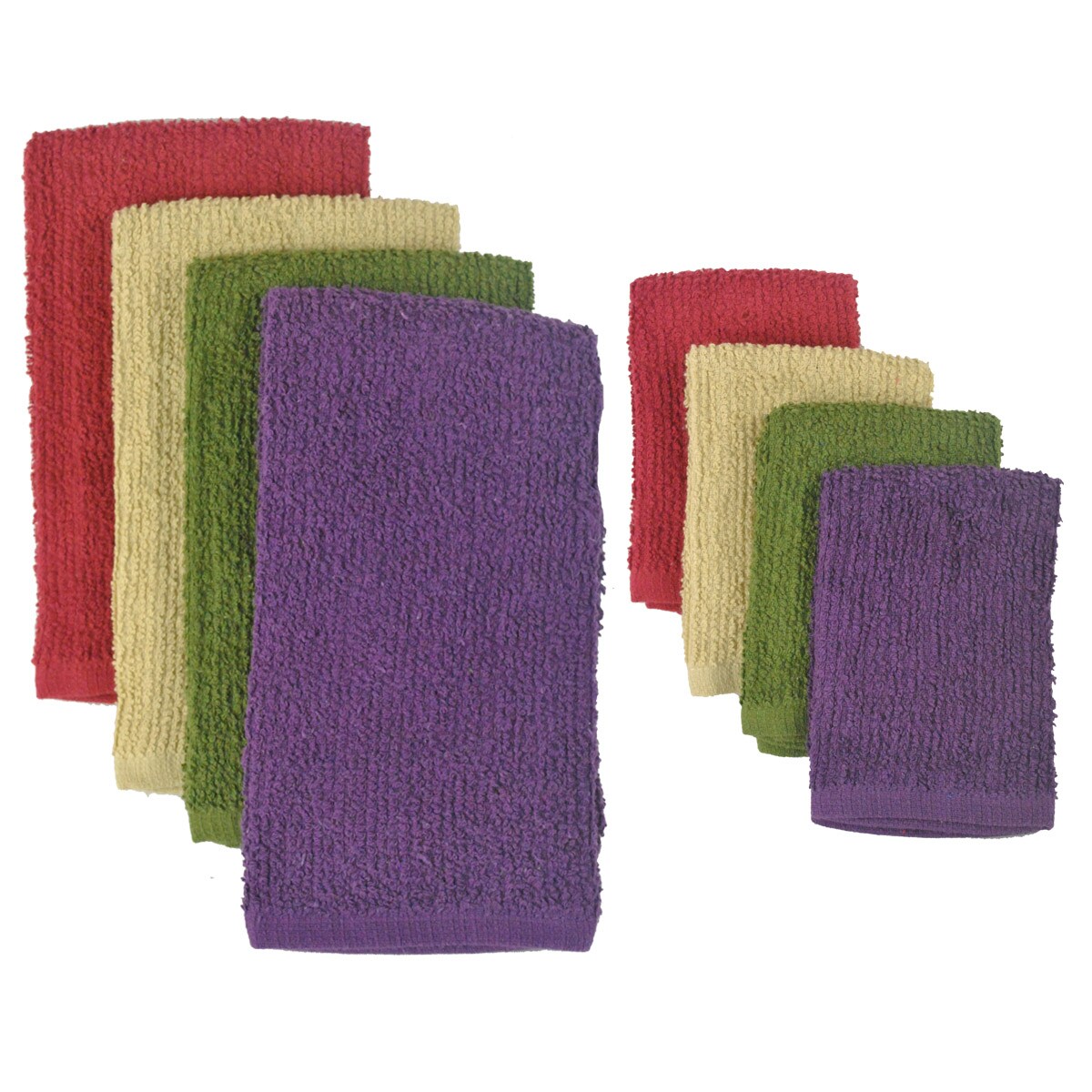 Bar Mop Towels & Dish Cloths - Set of 4