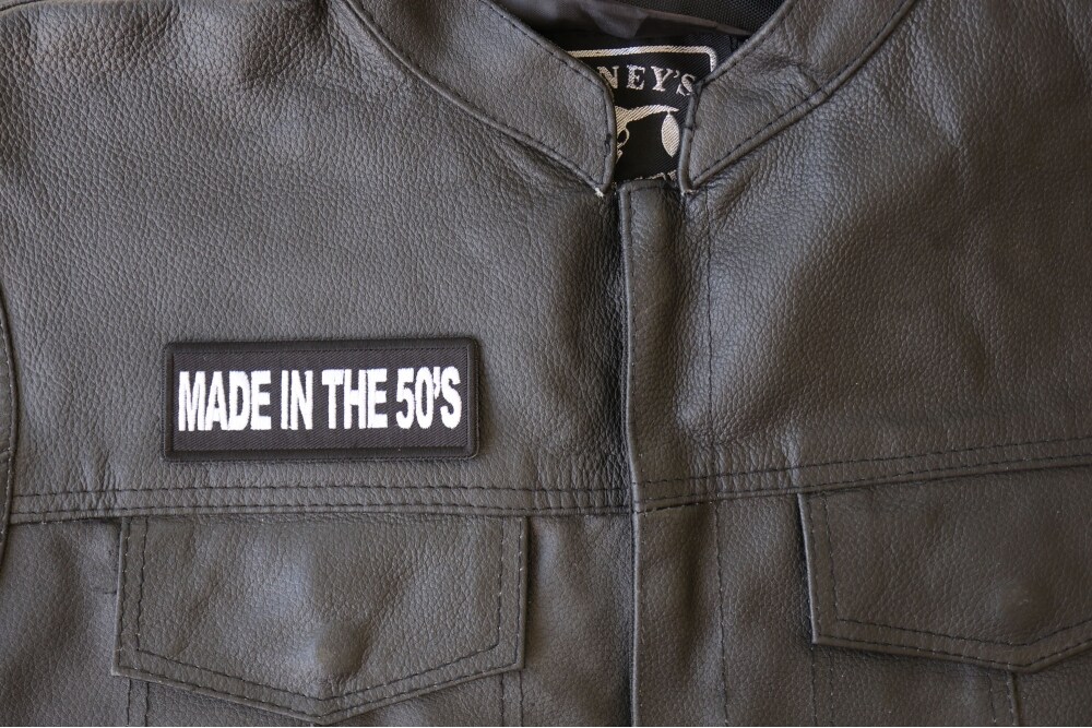 Patch, Embroidered Patch (Iron-On or Sew-On), Made In The 1950s Birth