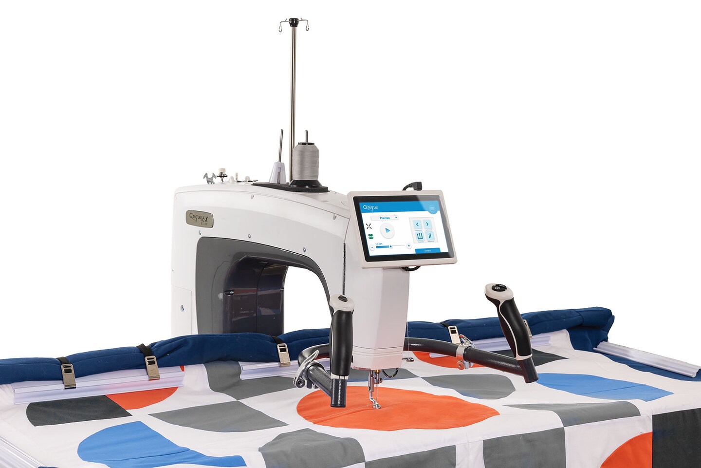 Q'nique 16X Elite Quilting Machine and Continuum II Quilting Frame