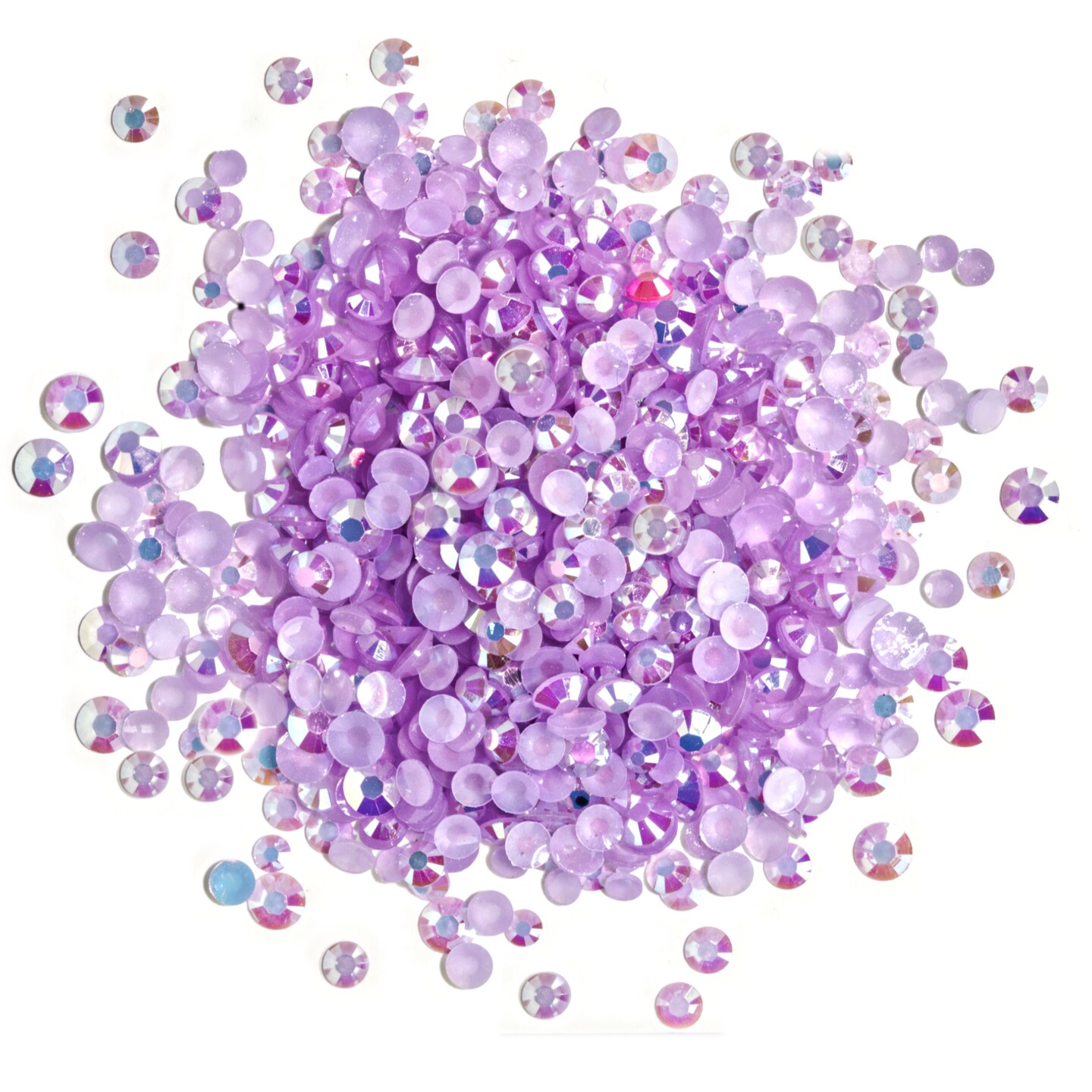Buttons Galore and More Flat Back Jewelz Bundle in Gemstone Iridescent Colors - Over 4000 Gems