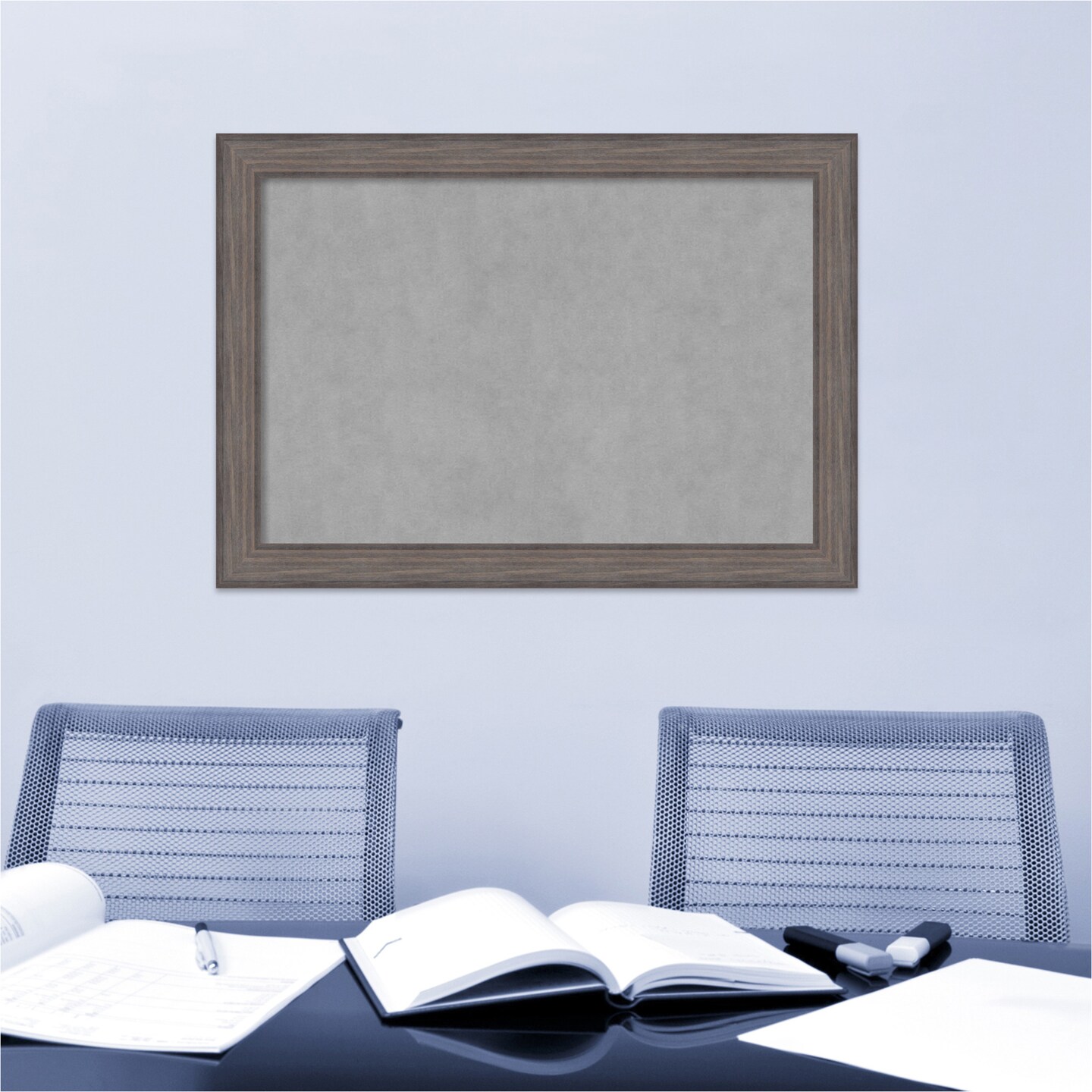 Magnetic Boards, Home Office Boards (41x29 in.) Country Barnwood Framed Organization Boards