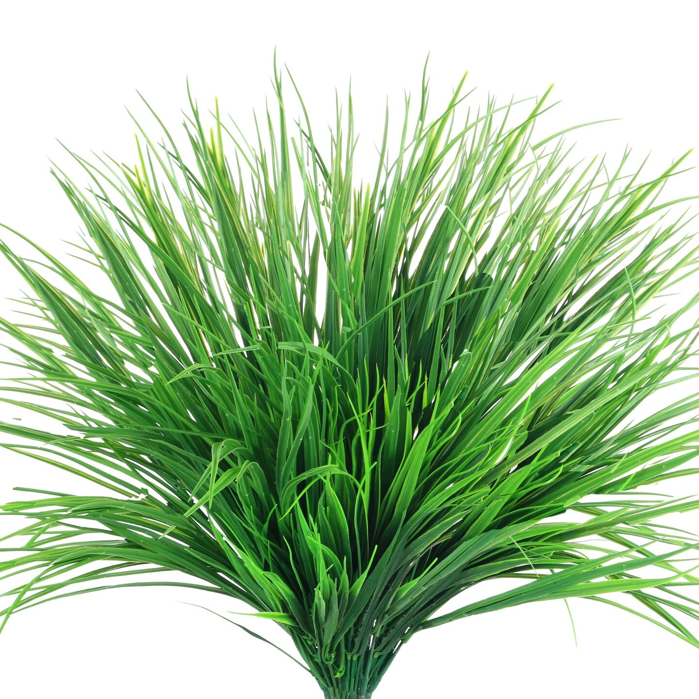 Grand Verde Wheat Grass Artificial Plants 20” Tall Greenery Shrubs Faux Leaves UV-Resistant Real-Touch Plastic Fake Bush, Bulk 6pcs