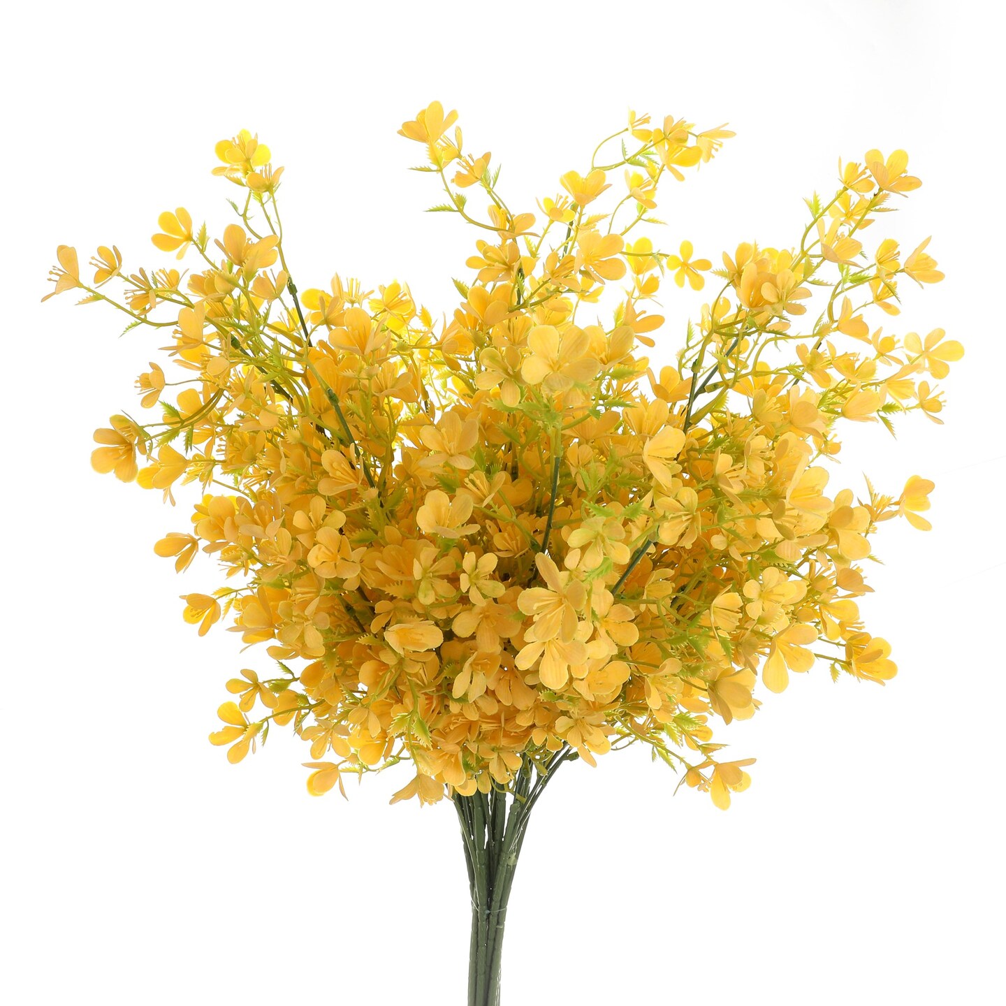 Grand Verde Small Artificial Flowers Faux Wildflower 13” Stems, Real-Touch  Plastic Bouquets Bulk - 10pcs