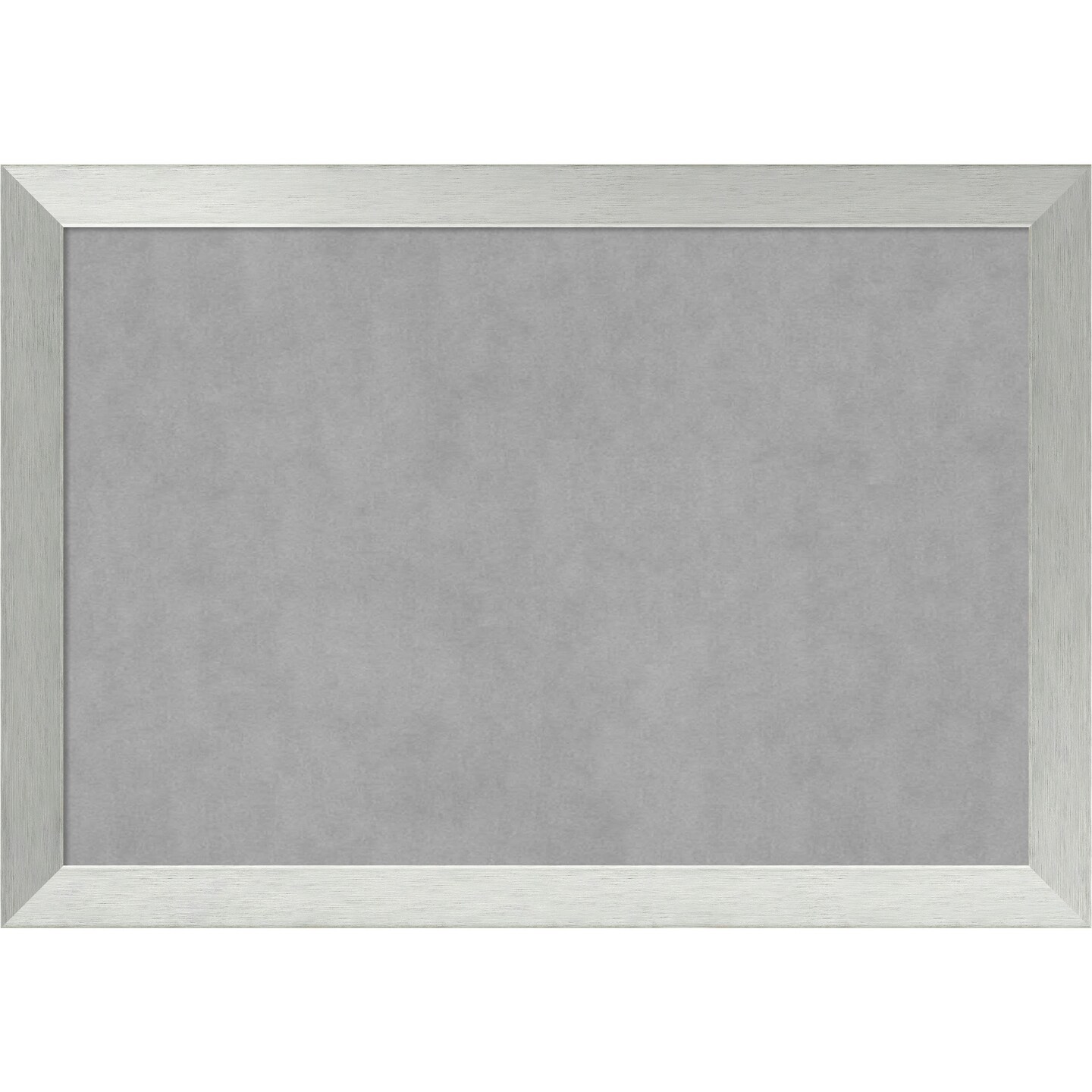 Magnetic Boards, Home Office Boards (40x28 in.) Brushed Sterling Silver Framed Organization Boards