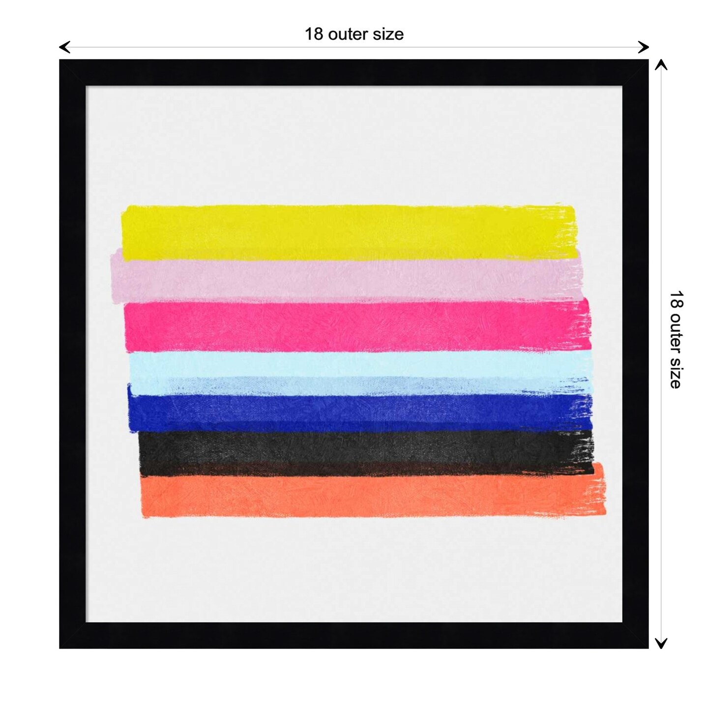 Linear Illusions III by Christine Essue Wood Framed Wall Art Print