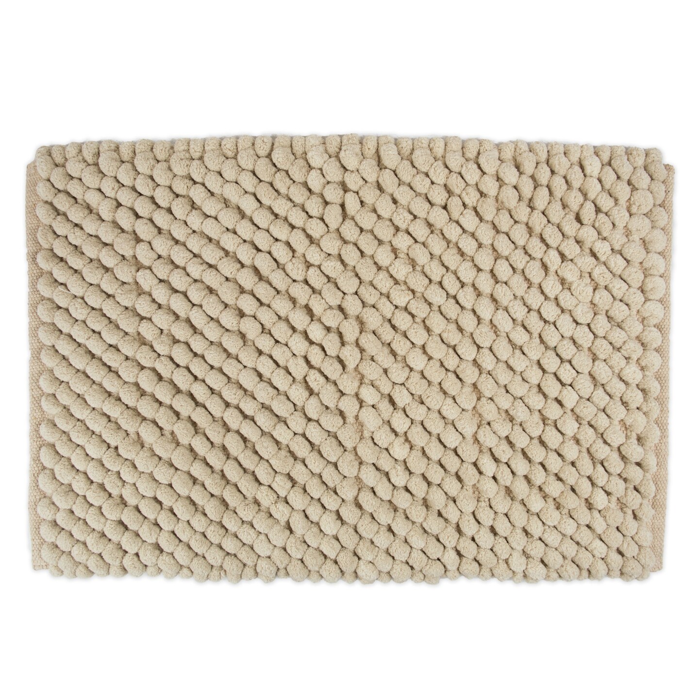 DII Solid Taupe Microfiber Bath Mat