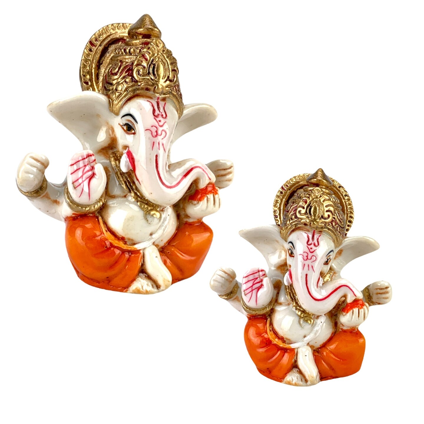 1 Ct Acrylic Car Ganesha, Ganesha Pooja Favor, Housewarming Favor, Ganesh Statue, Indian Gift