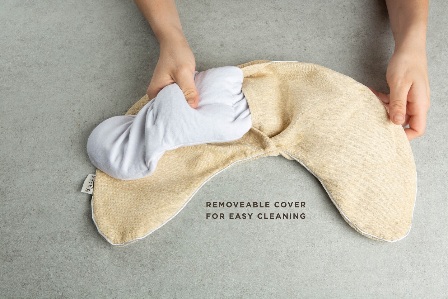 DII Buffalo Check Tabletoppers, 20x20", White & Light Blue, 6 Pieces