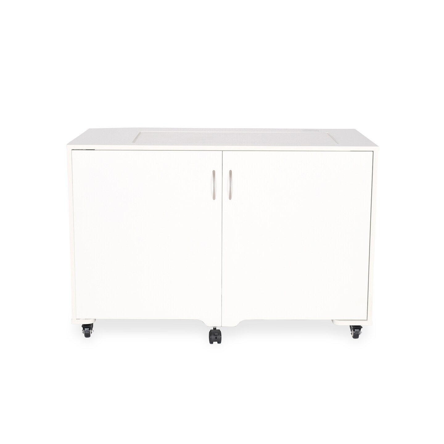 MOD XL Sewing Cabinet with Hydraulic Lift – Large Quilting & Sewing Machine Table with Storage, Expandable Work Surface and Rolling Casters