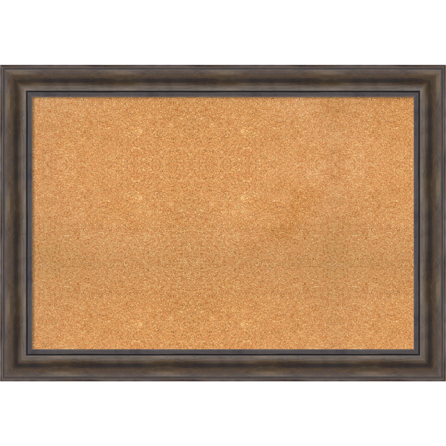 Cork Board, Rustic Pine Wood Frame - Bulletin Board, Organization Board, Pin Board
