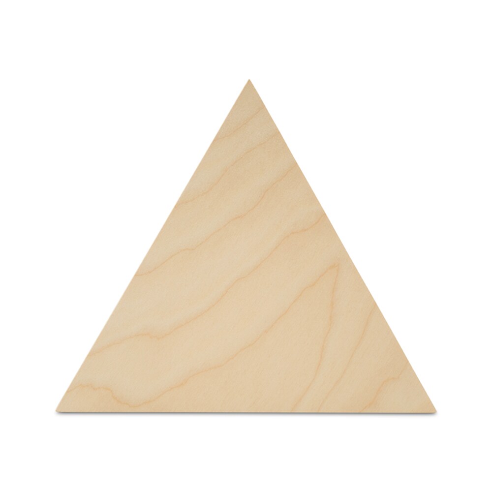 Triangle Wooden Cutouts, Multiple Sizes Available, Unfinished Crafts &#x26; Geometric Decor | Woodpeckers