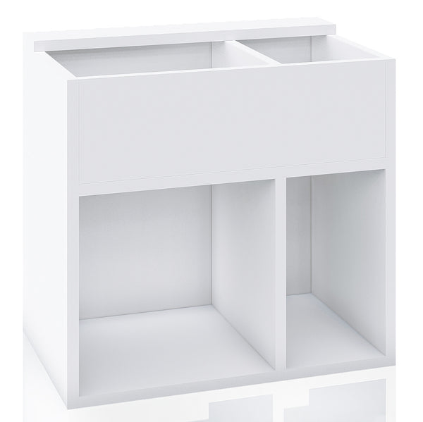 Vinyl Record Multi Shelf, White