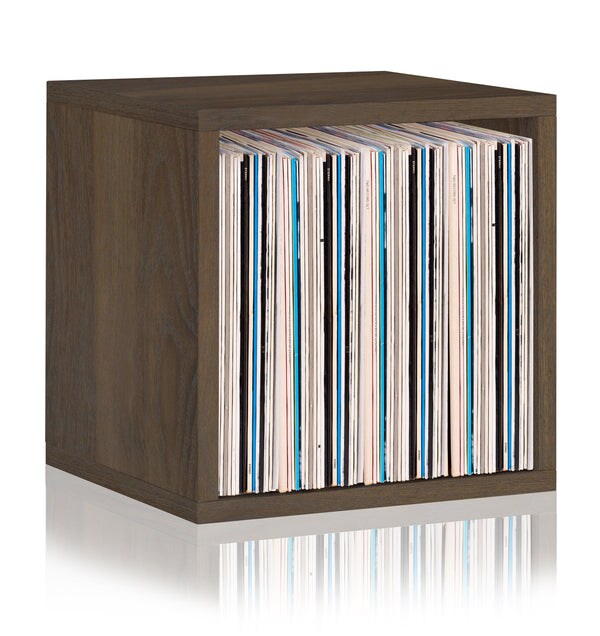 Dylan Single Cube Vinyl Record Storage, Royal Walnut | Michaels