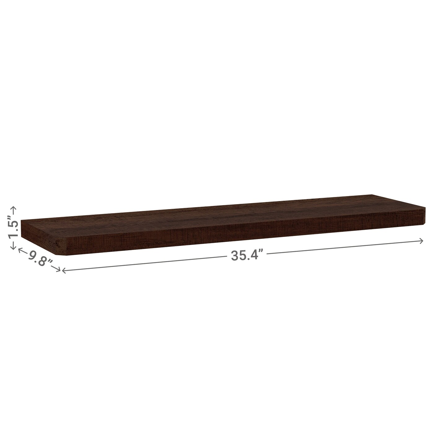 Soho Floating Shelf 36&#x22;, Espresso