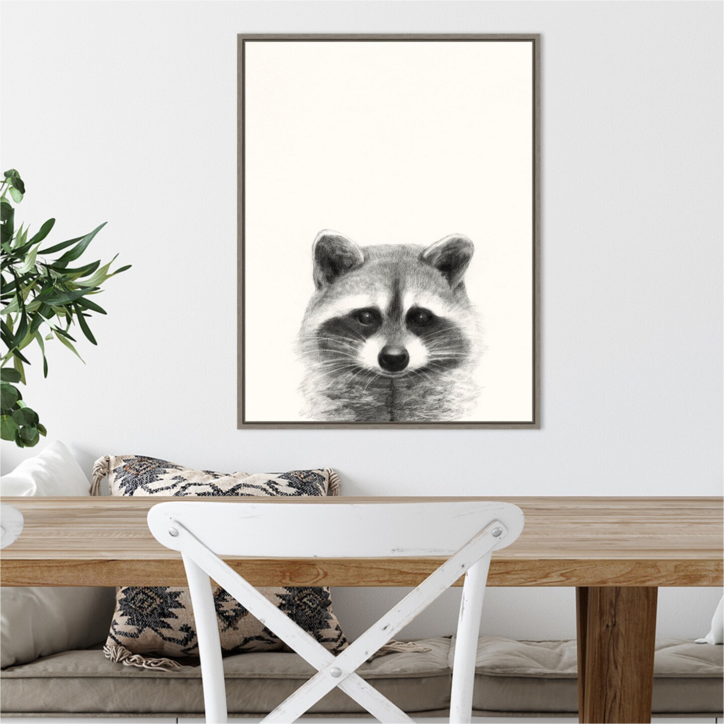 Animal II Canvas Wall Art Print Framed