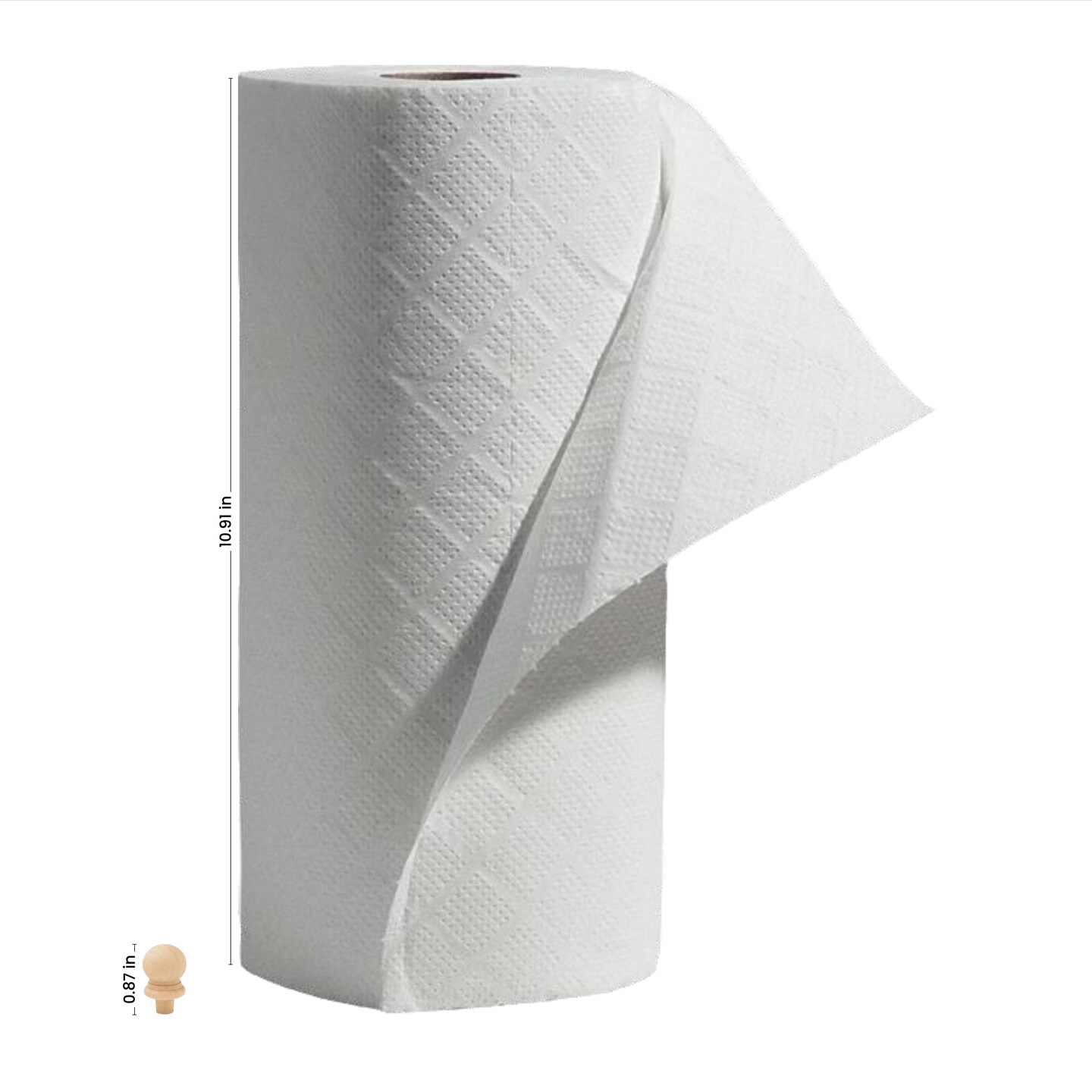 Small Wood Finials, 7/8 inch for Crafting & DIY Dcor |Woodpeckers