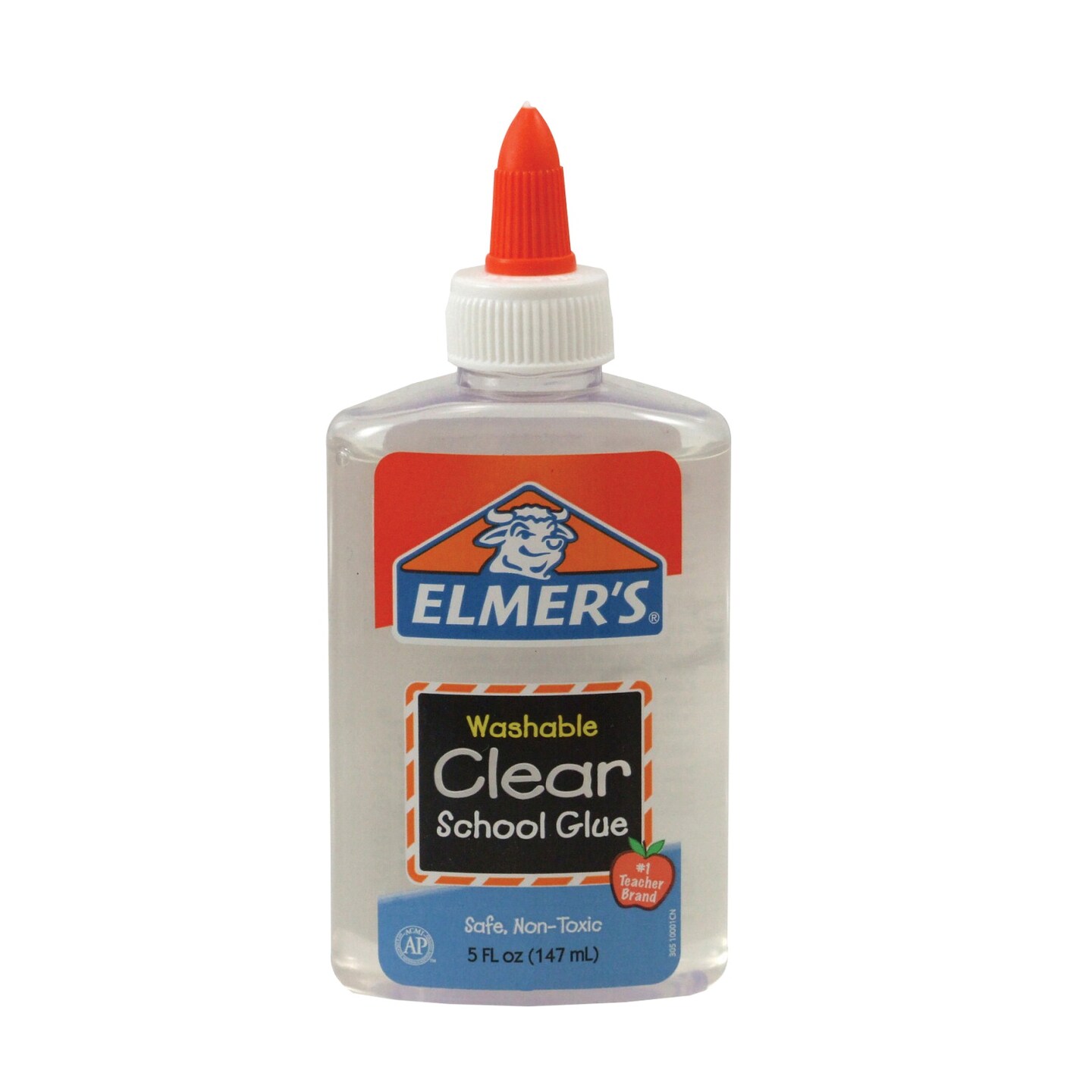 Elmer's NonToxic Washable School Glue, 5 oz Squeeze Bottle, Clear