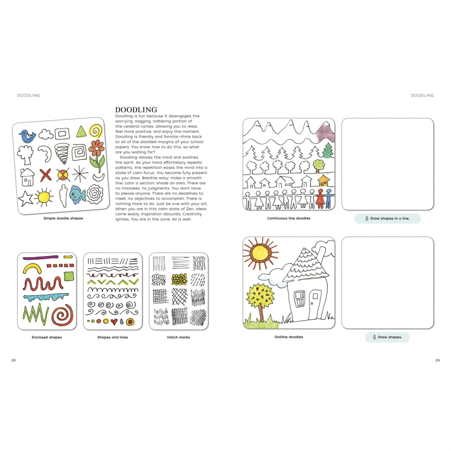 Design Originals Zen Drawing Workbook Books Michaels