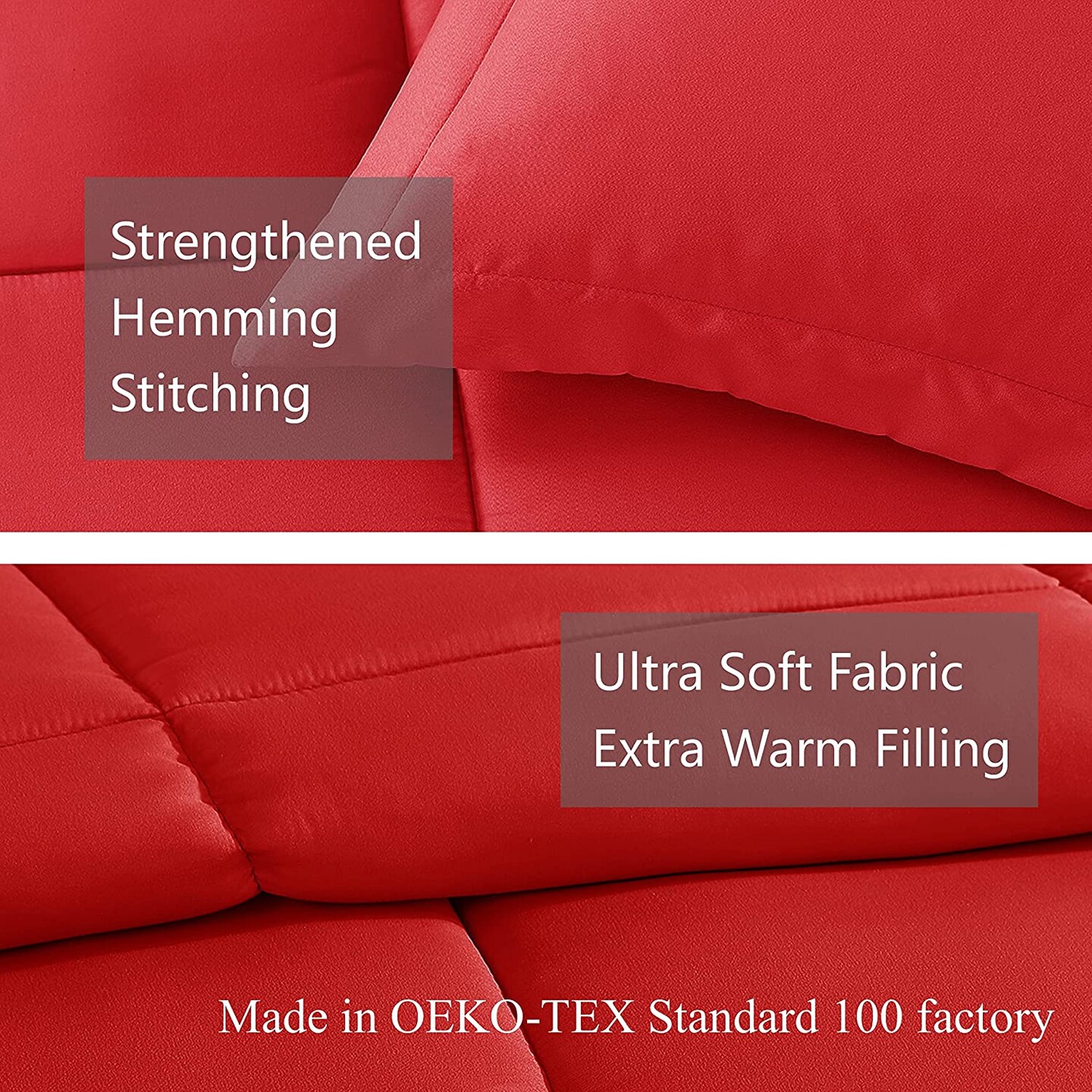 American Home Collection Down Alternative Comforter Set Extra Warm and