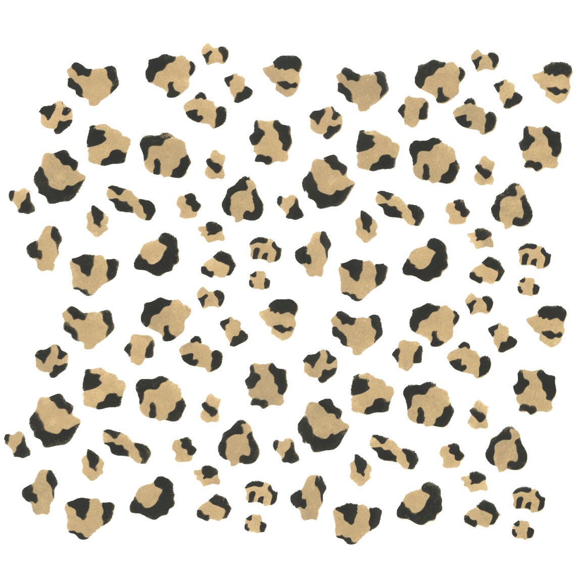 Leopard Skin Wall Stencil | 1931 by Designer Stencils | Pattern Stencils | Reusable Stencils for Painting | Safe & Reusable Template for Wall Decor | Try This Stencil Instead of a Wallpaper | Easy to Use & Clean Art Stencil Pattern