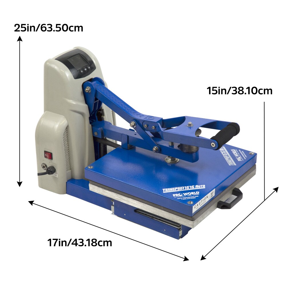 Transpro Select Semi Auto 15x15 Heat Press