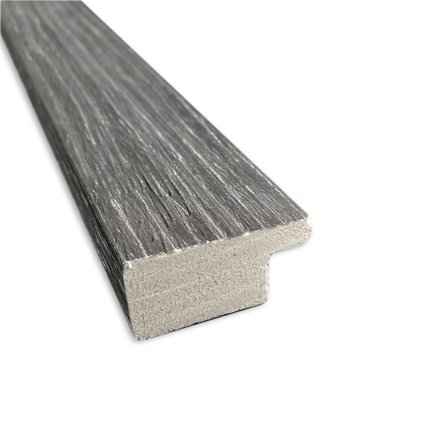 Cork Board, Pinstripe Plank Grey Thin Frame - Bulletin Board, Organization Board, Pin Board