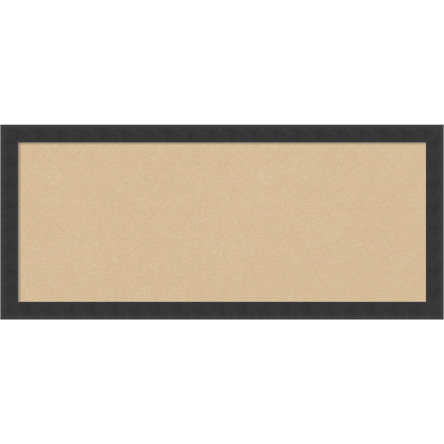 Cork Board, Mezzanotte Black Wood Frame Bulletin Board, Organization