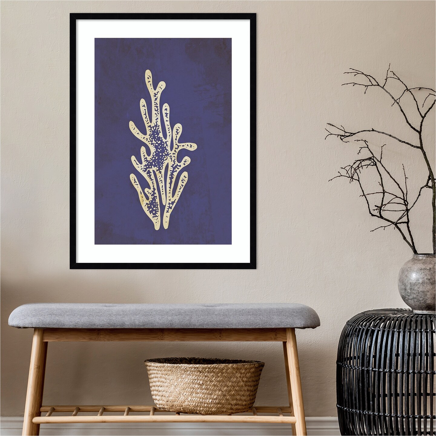 Coral by Incado Wood Framed Wall Art Print Michaels