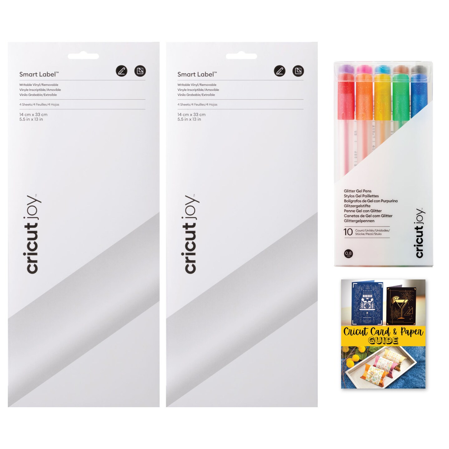 Cricut Joy Smart Label Writable Vinyl White Double Removable and Cricut