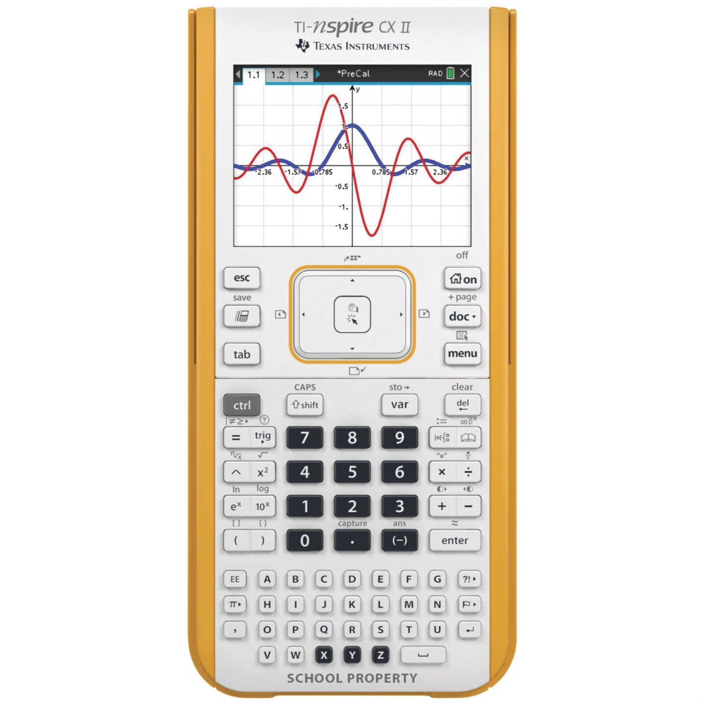 Texas Instruments Nspire CX II Graphing Calculator, Teacher Pack