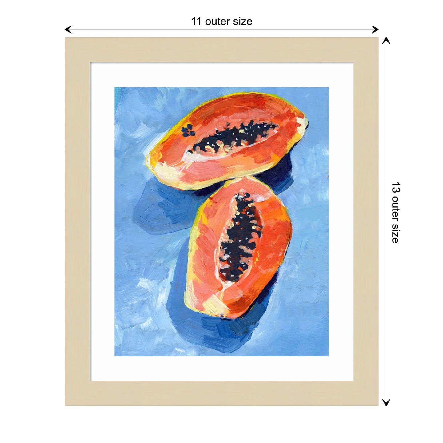 Blue and White Tree II by PI Studio Wood Framed Wall Art Print Framed Art Michaels