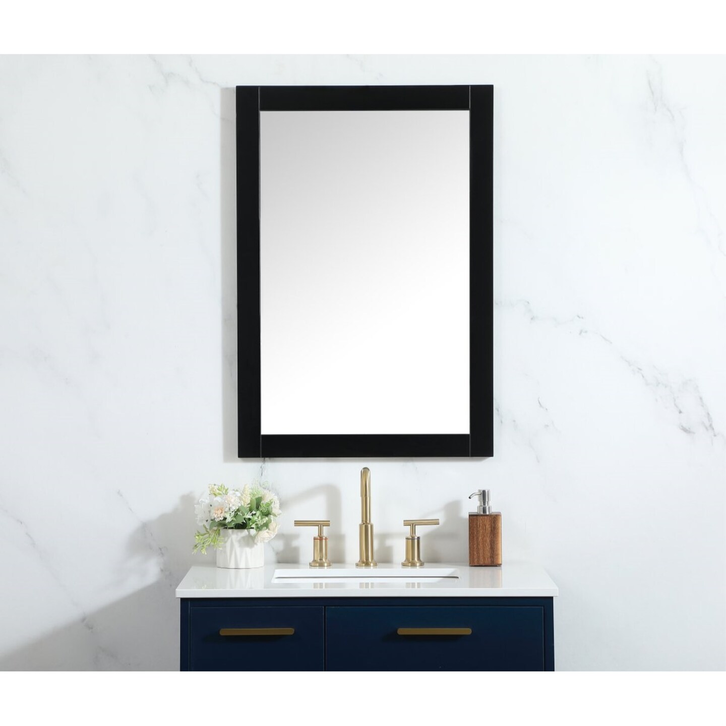 Cole vanity mirror 22 x 32 inch in black Mirrors Michaels