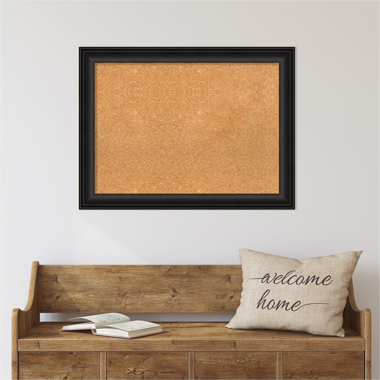 Cork Board, Trio Oil Rubbed Bronze Frame Bulletin Board, Organization