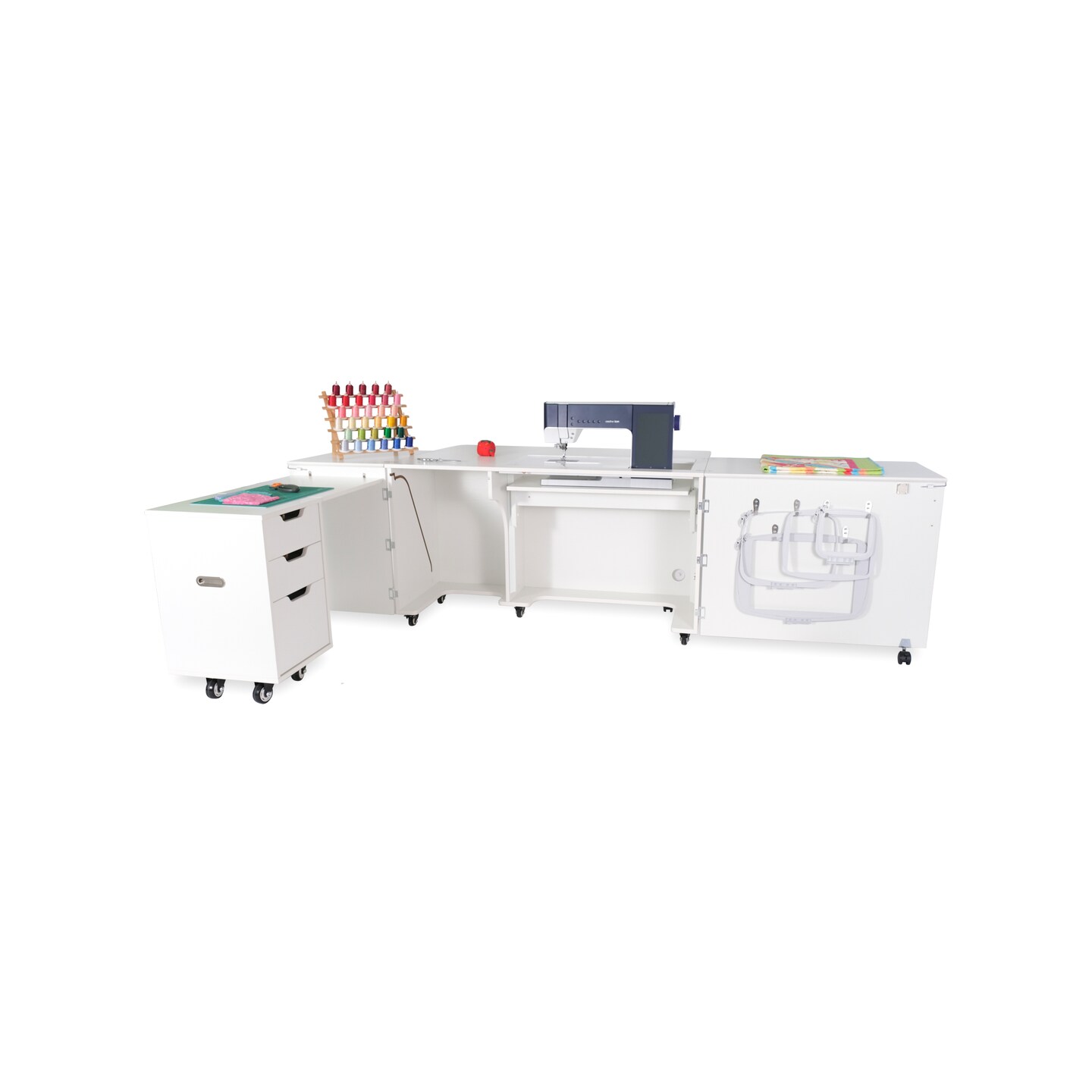 Kangaroo Outback XL Sewing Cabinet with Hydraulic Lift & Expandable Work Surface