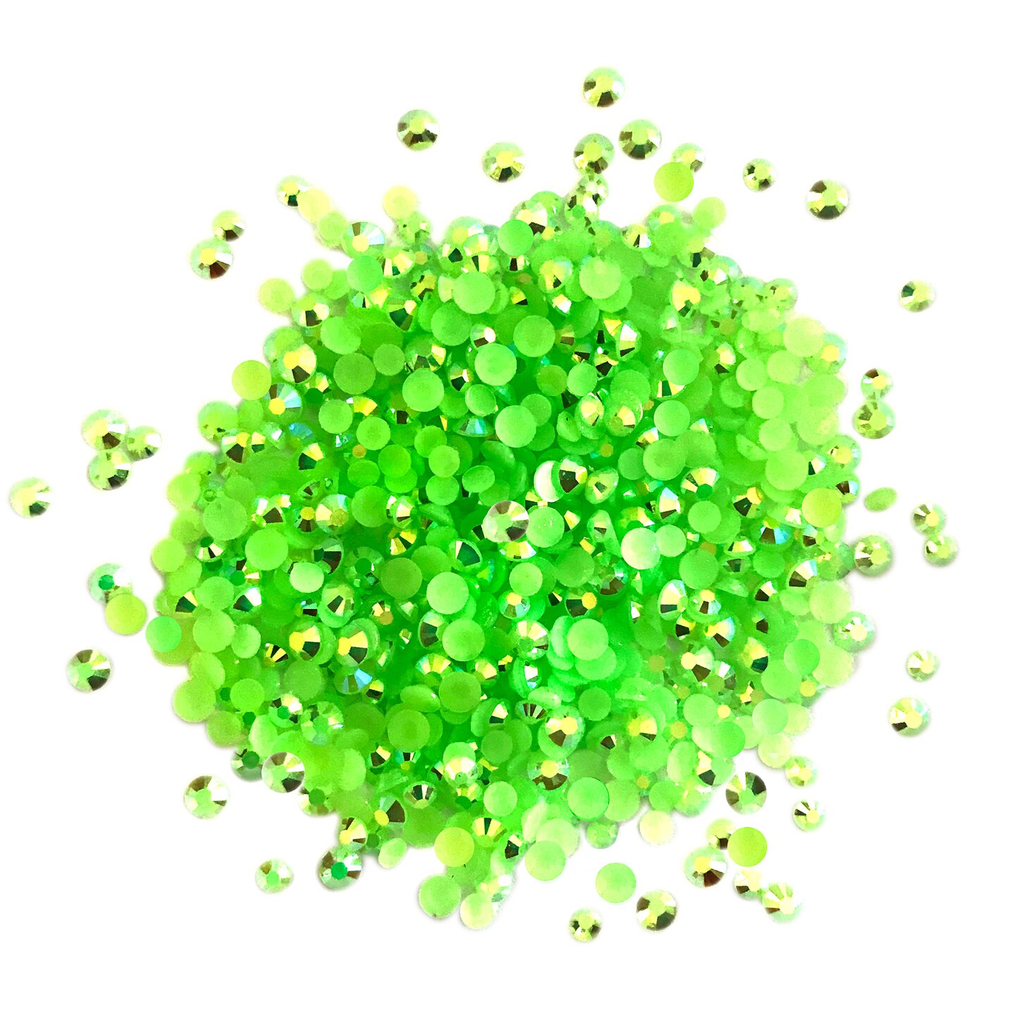 Buttons Galore and More Flat Back Jewelz Bundle in Gemstone Iridescent Colors - Over 4000 Gems