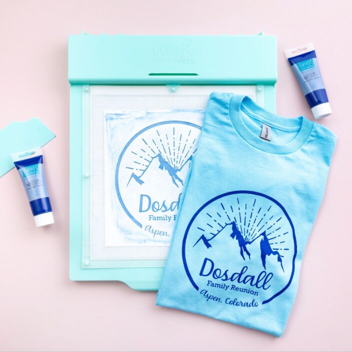 We R Memory Keepers Vinyl Print Press All-In-One Screen / Print Kit 60000722